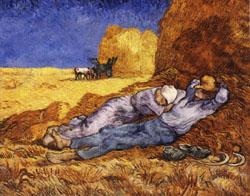 Vincent Van Gogh The Noonday Nap(The Siesta) china oil painting image